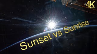 [4k UHD] Space Sunrise and Sunset from the ISS | Meditation| Expedition 67 | 10 Min Relaxing Music