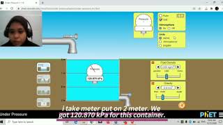 Virtual Lab Physics Experiment 4 Under Pressure