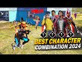 Secret Best Character Combination🤯Free Fire BR Ranked & CS Ranked Combination FF Headshot Combo