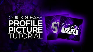 How to Make A Profile Picture for YouTube! Photoshop Avatar Tutorial! (2016)