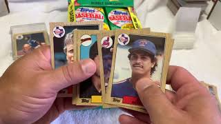 1987 Topps Baseball Box Break - McGwire Bonds Bo Jackson Search