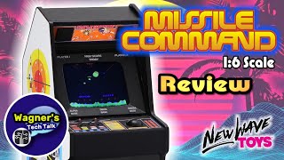New Wave Toys Missile Command X Replicade Mini Arcade Review!