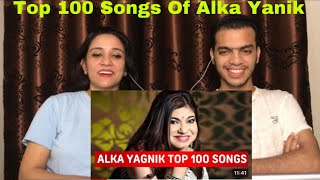 Top 100 Hit Songs Of Alka Yagnik || Alka Yagnik Best Songs || Pakistani Reaction