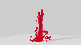 blender python free fall simulation