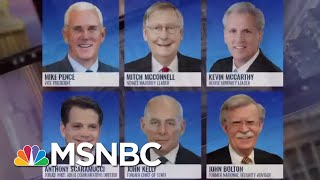 GOP Leaders Cordially Decline Trump's Going Away Party | The ReidOut | MSNBC