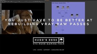 How to use the VRay AOVs in Nuke (render passes)