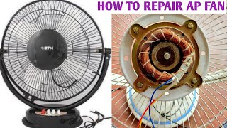 how to repair table fan || टेबल फैन को कैसे रिपेयर करें || table fan dead problem solution | winding