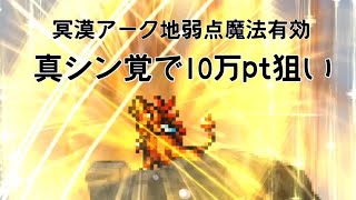 【FFRK】冥漠アーク地弱点魔法有効 真シン覚で10万pt狙い