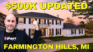 Full Tour | $500K Updated Colonial | Farmington Hills