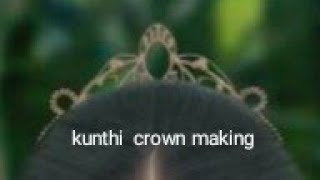 jewellery making for barbie || how to make a jewellery for barbie|| kunti in mahabharatham crown