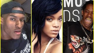 Rihanna Songwriter Threatens to Beat Up Travis Scott for Delaying Her Album.