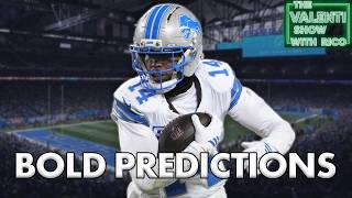 Bold NFL Predictions | June 2, 2026 | The Valenti Show with Rico