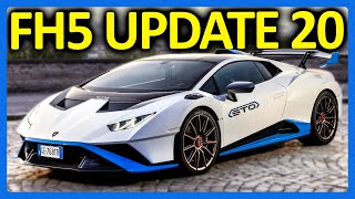 Forza Horizon 5 : 4 New Cars, Oval Race Track & New Photomode!! (FH5 Update 20)
