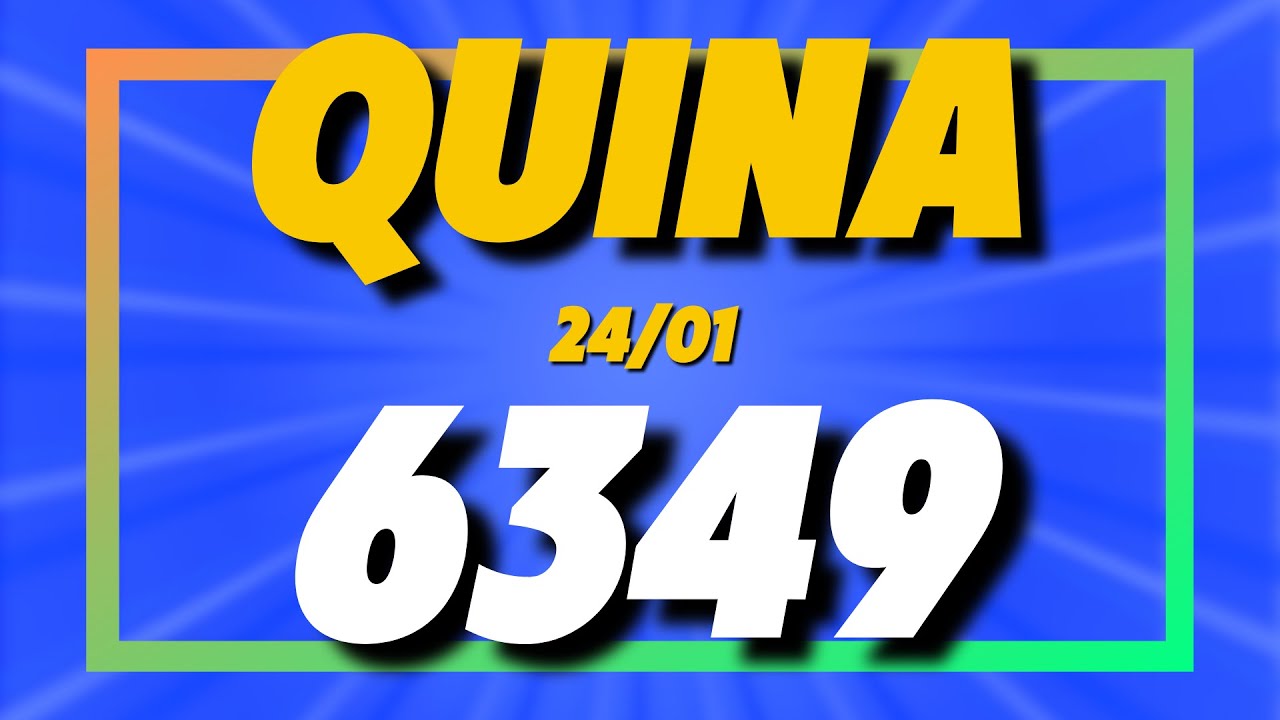 Resultado Da Quina 6349 - YouTube