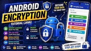 ANDROID - DATA ENCRYPTION TUTORIAL IN JAVA | AES ENCRYPTION, DECRYPTION, SHA256, BASE64.