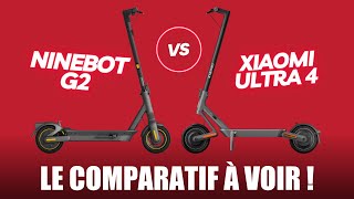 #Trottinettes électriques #XIAOMI ULTRA 4 vs #NINEBOT G2 : QUELLE EST LA MEILLEURE ? #COMPARATIF