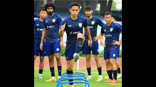 Indian football team preparing for AFC asian Cup Qualifiers 2022 #shorts