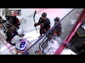 Islanders Kyle Palmieri take exception to Jake Guentzel putting it home for the ENG