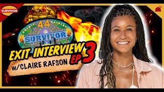 Exit Interview with Claire Rafson - Survivor 44  Episode 3