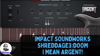 The 9 string guitar from Impact Soundworks Argent!