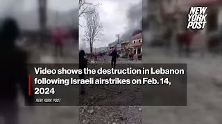Israel fires ‘widespread’ airstrikes in Lebanon after Hezbollah attack kills 1, injures 8