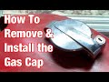 How To Remove & Install A Motorcycle Locking Gas Cap-Vintage Honda CL350 Restoration: Part: 124