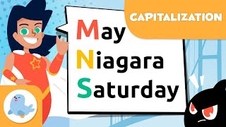 CAPITALIZATION (MINTS) 🦸♀️ Grammar and Spelling for Kids 📝 Superlexia⭐ Episode 2