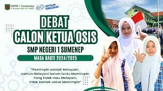 LIVE DEBAT CALON KETUA OSIS