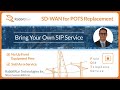 SD-WAN for Copper POTS Replacement