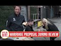 Surprise Marriage Proposal During Dave Portnoy's Pizza Review