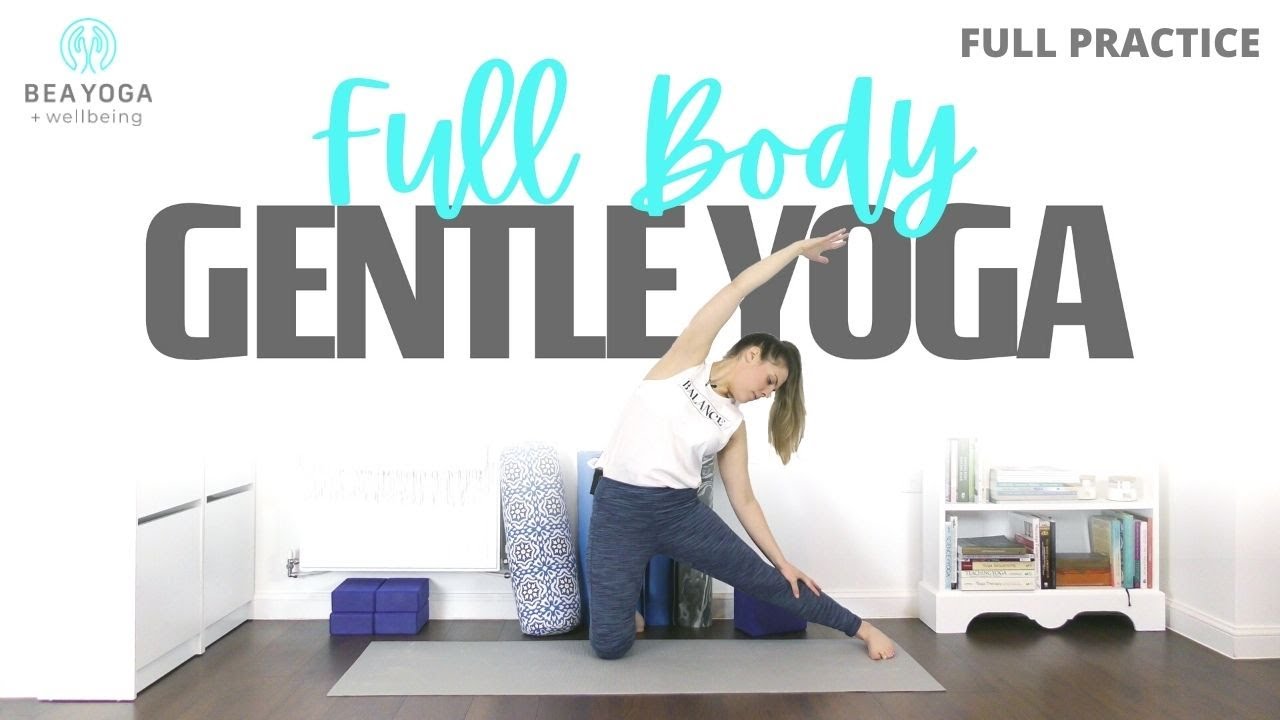 Full Body Gentle Yoga | Full Length Gentle Yoga Flow | 45 Minute Yoga ...