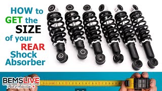 How to get the size of your Rear Shock Absorbers (BEMSLIVE ebike parts & accessories Plus+)