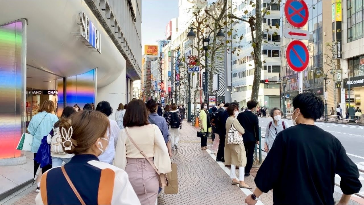 【4K】Tokyo Walk - Shibuya (Apr.2022) - YouTube