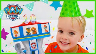 Vlad and Niki PAW Patrol 10th Anniversary Birthday Party! - Toy Pretend Play Play For Kids