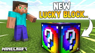 Minecraft But there are New Unique LUCKY BLOCKS!