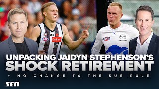 Unpacking Jaidyn Stephenson's SHOCK retirement + No change to sub rules? - SEN