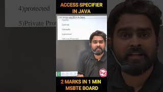 Access specifier in java | V2V Cass | In Hindi.