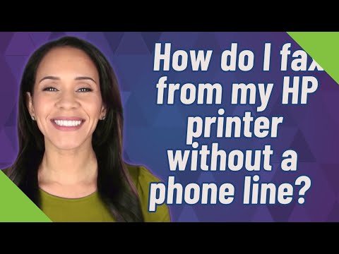 Can I fax from my HP printer without a phone line?