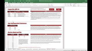 2018 Draft Dashboard Tutorial 2 - Settings