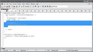 jQuery 174 Countdown to redirect
