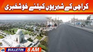 Geo Bulletin Today 8 AM | Good news for people of Karachi | 10th january 2024