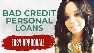 4 PERSONAL LOANS BAD CREDIT EASIEST Lenders up to $80k in 2026 Finance Bad Credit Loans