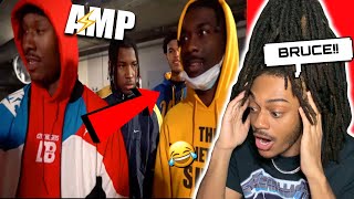 AMP 3V3 RAP BATTLE REACTION! ** BruceDropEmOff IS IN THIS!!! **