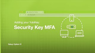 Adding your YubiKey: Security Key MFA