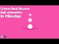 Ball bounce animation in a minute| After Effects