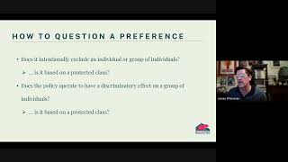 Structuring Housing Preferences Without Violating Fair Housing Laws