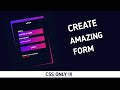 Create Amazing LOGIN Form || Login form by CSS ||