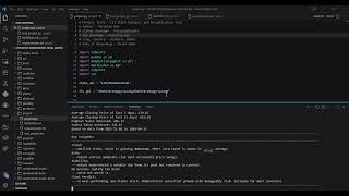 CS50 Python Project : CLI Stock Analysis and Visualization Tool