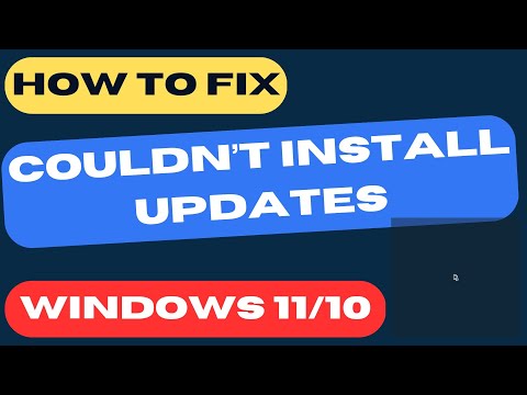 Couldn’t Install Updates Because the PC Was Turned Off error in  windows 11 / 10 Fixed