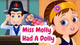 Miss Molly Had A Dolly | Children's Nursery Rhymes and Kids Songs | Baby Songs by Tinydreams
